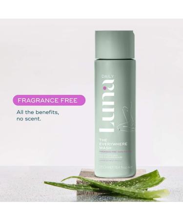 Shop Luna Daily The Everywhere Wash - Fragrance Free with Prebiotics + Vitamins C+E for Sensitive Skin - 8.4 oz / 250 mL Online - Best Price & International Shipping - Buy Online on GoSupps.com