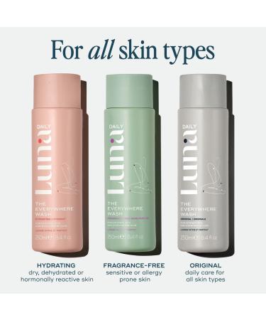 Shop Luna Daily The Everywhere Wash - Hydrating with Prebiotics Vitamins and Omegas for Dry Skin - 8.4 oz / 250 mL Online - Best Price & International Shipping - Buy Online on GoSupps.com