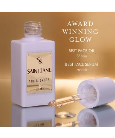 Shop Saint Jane Beauty Vitamin C Glow Drops - Brightening Serum with 20% Vitamin C Blend - 1 oz / 30 mL Online - Best Price & International Shipping - Buy Online on GoSupps.com
