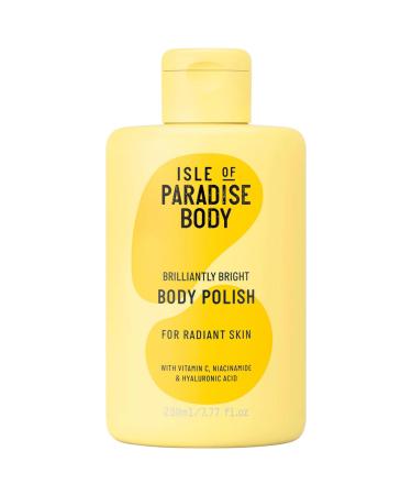 Isle of Paradise Brilliantly Bright Body Polish Scrub with Vitamin C & Niacinamide - 7.77 oz / 230 mL