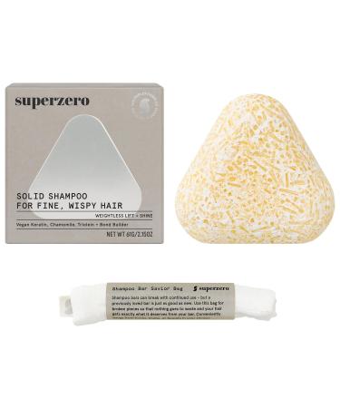 superzero Fine Hair Shampoo Bar for Volume & Shine - 2.35 oz / 67 mL