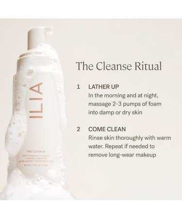 Shop ILIA The Cleanse Soft Foaming Cleanser + Make Up Remover Online - Best Price & International Shipping - Buy Online on GoSupps.com