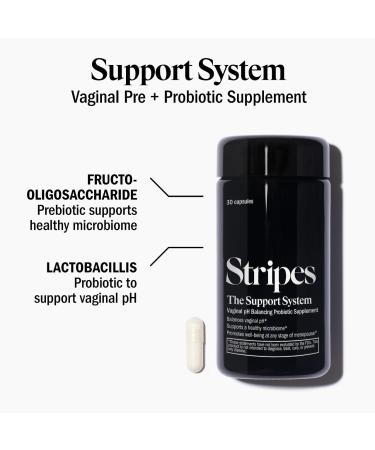 Shop Stripes Support System - Daily Vaginal Pre + Probiotic Supplement - 30 / capsules Online - Best Price & International Shipping - Buy Online on GoSupps.com