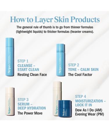 Shop Stripes The Cool Factor Calming Face Mist for Sensitive Skin - 3.3 oz / 100 mL Online - Best Price & International Shipping - Buy Online on GoSupps.com