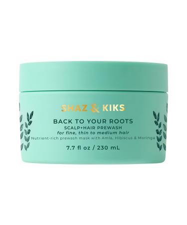 SHAZ & KIKS Scalp & Hair Prewash Mask for Fine Thin or Medium Hair - 7.7 oz / 230 ml