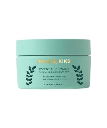 SHAZ & KIKS Mini Scalp & Hair Prewash Mask for Fine Thin or Medium Hair - 3.04 oz / 90 ml