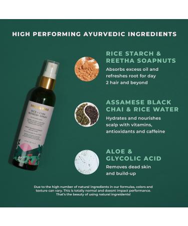 Shop SHAZ & KIKS Rice + Chai Scalp Refresh Spray for Healthy Hydrated Scalp - 4 oz / 130 ml Online - Best Price & International Shipping - Buy Online on GoSupps.com