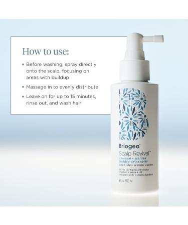 Shop Briogeo Scalp Revival Charcoal + Tea Tree Buildup Detox Spray - 4 oz / 120 ml Online - Best Price & International Shipping - Buy Online on GoSupps.com