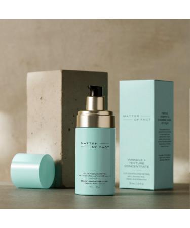 Shop MATTER OF FACT WRINKLE + TEXTURE CONCENTRATE with 0.2% Encapsulated Retinol Vitamin C & Azelaic Acid - 1 oz / 30 ml Online - Best Price & International Shipping - Buy Online on GoSupps.com