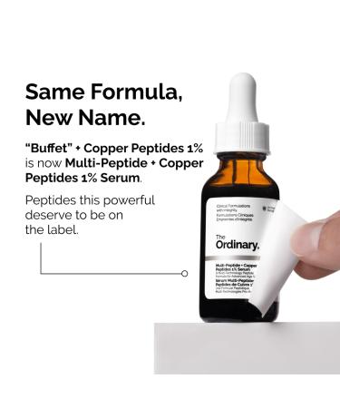 Shop The Ordinary Multi-Peptide + Copper Peptides 1% Serum						 - 1 oz / 30 ml Online - Best Price & International Shipping - Buy Online on GoSupps.com