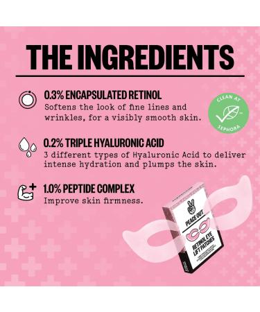 Shop Peace Out Retinol 360 Eye Lift Patches to Lift Firm and Revitalize Eyes - 5 pairs / pack Online - Best Price & International Shipping - Buy Online on GoSupps.com