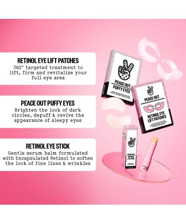 Shop Peace Out Retinol 360 Eye Lift Patches to Lift Firm and Revitalize Eyes - 5 pairs / pack Online - Best Price & International Shipping - Buy Online on GoSupps.com