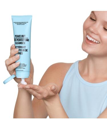 Shop Peace Out Creamy Gentle Exfoliating Pore Perfecting Cleanser with Salicylic Acid - 4 oz / 118.15 ml Online - Best Price & International Shipping - Buy Online on GoSupps.com
