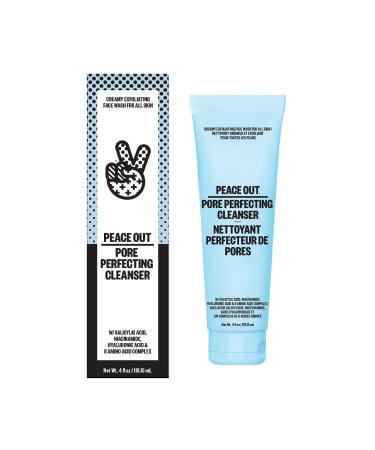 Peace Out Creamy Gentle Exfoliating Pore Perfecting Cleanser with Salicylic Acid - 4 oz / 118.15 ml