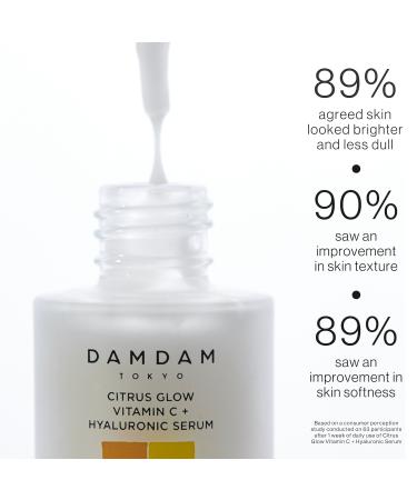 Shop DAMDAM Citrus Glow Vitamin C & Hyaluronic Acid Serum - 1.01 oz / 30 ml Online - Best Price & International Shipping - Buy Online on GoSupps.com