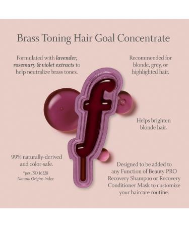 Shop Function of Beauty PRO The Blonde Hero Brass Color Toning Hair Goal Concentrate Mix-In - 0.13 oz / 4 mL - The Blonde Hero Brass Color Toning Concentrate Online - Best Price & International Shipping - Buy Online on GoSupps.com