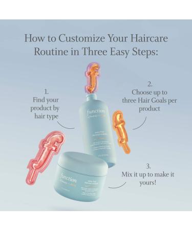 Shop Function of Beauty PRO Mini Bond Repair Custom Shampoo for Wavy Damaged hair - Mini size Online - Best Price & International Shipping - Buy Online on GoSupps.com