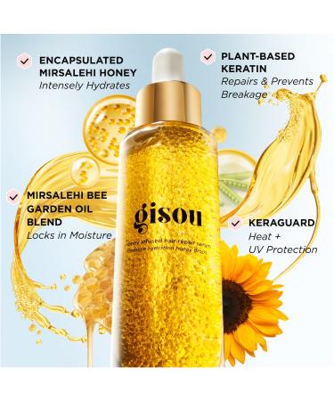 Shop Gisou Honey Infused Hair Repair Serum - 1 oz / 30 mL Online - Best Price & International Shipping - Buy Online on GoSupps.com