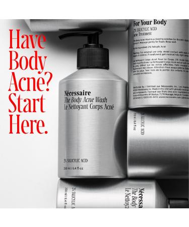 Shop N cessaire The Body Acne Wash - Clearing Cleanse With 2% Salicylic Acid Zinc + Niacinamide - 8.4 oz / 250 mL Online - Best Price & International Shipping - Buy Online on GoSupps.com