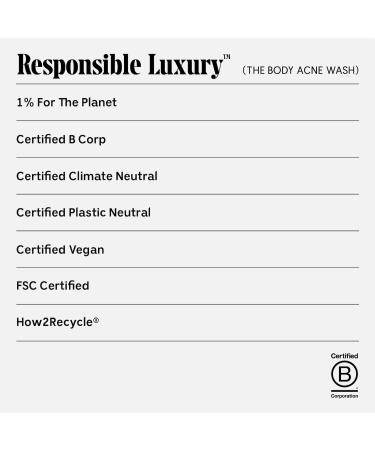 Shop N cessaire The Body Acne Wash - Clearing Cleanse With 2% Salicylic Acid Zinc + Niacinamide - 8.4 oz / 250 mL Online - Best Price & International Shipping - Buy Online on GoSupps.com