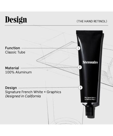 Shop N cessaire The Hand Retinol - Repair Serum with 0.25% Pure Retinol 5% AHA + 10 Peptides - 2.2 oz / 65 ml Online - Best Price & International Shipping - Buy Online on GoSupps.com