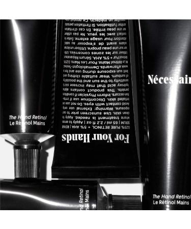 Shop N cessaire The Hand Retinol - Repair Serum with 0.25% Pure Retinol 5% AHA + 10 Peptides - 2.2 oz / 65 ml Online - Best Price & International Shipping - Buy Online on GoSupps.com