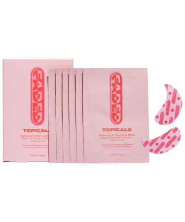 Topicals Faded Under Eye Brightening & Clearing Eye Masks - 6 pairs / pack