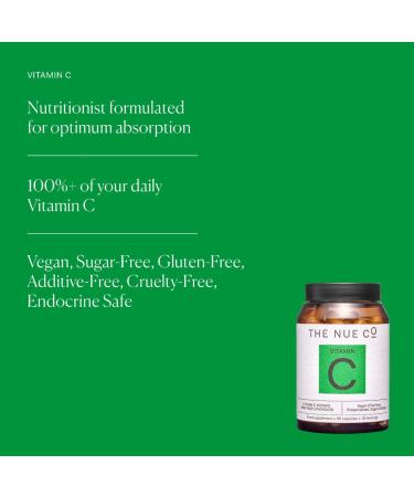 Shop The Nue Co. The Essentials: Vitamin C Supplement for Glowing Skin & Immunity Support - 7.84 oz / 60 caps Online - Best Price & International Shipping - Buy Online on GoSupps.com