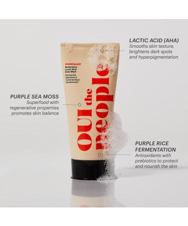 Shop OUI the People Clean Slate Lactic Acid Smoothing Body Wash - 5.5 oz / 163 ml Online - Best Price & International Shipping - Buy Online on GoSupps.com