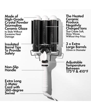Shop BondiBoost Wave Wand 3-Barrel Hair Waver 1 Online - Best Price & International Shipping - Buy Online on GoSupps.com