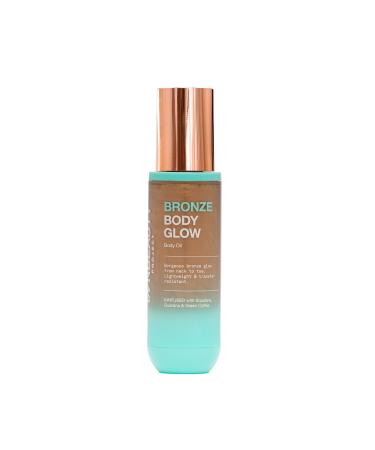 iNNBEAUTY PROJECT Bronze Body Glow Transfer-Resistant Luminous Body Oil with Guarana & Green Coffee - 2.7 oz / 80 ml
