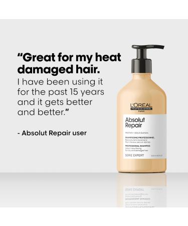 Shop L'Or al Professionnel Absolut Repair Shampoo for Dry Hair - 16.9 oz / 500 ml Online - Best Price & International Shipping - Buy Online on GoSupps.com