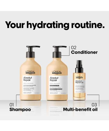 Shop L'Or al Professionnel Absolut Repair Shampoo for Dry Hair - 16.9 oz / 500 ml Online - Best Price & International Shipping - Buy Online on GoSupps.com