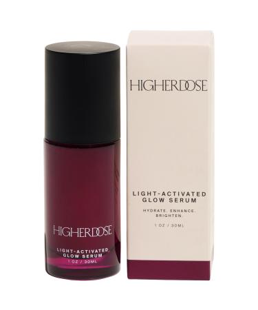 HigherDOSE Glow Serum with Copper Peptides and Vegan Collagen - 1 oz / 30 ml