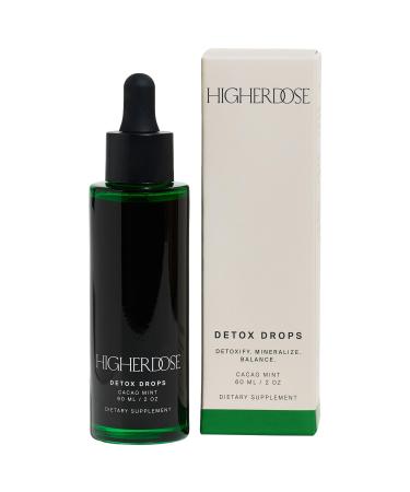 HigherDOSE Detox Drops with Magnesium Chlorophyll and Milk Thistle - 2.3 oz / 60 ml