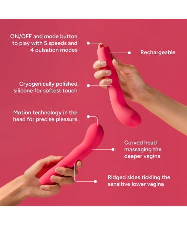 Shop Smile Makers The Romantic - Sensuous Vaginal Vibrator Online - Best Price & International Shipping - Buy Online on GoSupps.com