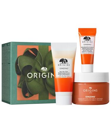 Origins WRAPPED TO GLOW GinZing Trio to Boost Skin Energy & Radiance