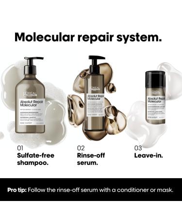 Shop L'Or al Professionnel Absolut Repair Molecular Rinse-Off Serum for Damaged Hair - 8.4 oz Online - Best Price & International Shipping - Buy Online on GoSupps.com
