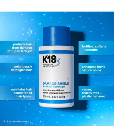 Shop K18 Biomimetic Hairscience DAMAGE SHIELD Protective Conditioner - 8.5 oz / 250 mL Online - Best Price & International Shipping - Buy Online on GoSupps.com