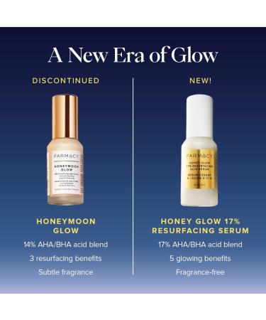 Shop Farmacy Honey Glow 17% AHA + BHA Resurfacing Acid Serum - 1 oz Online - Best Price & International Shipping - Buy Online on GoSupps.com