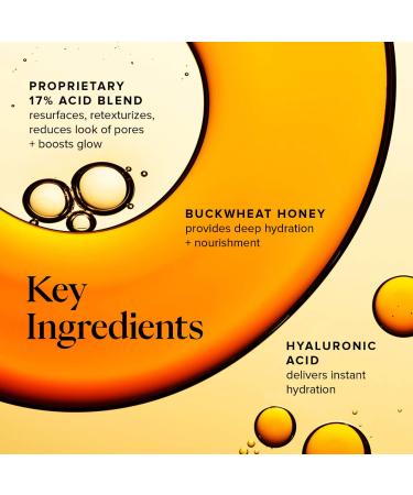 Shop Farmacy Honey Glow 17% AHA + BHA Resurfacing Acid Serum - 1 oz Online - Best Price & International Shipping - Buy Online on GoSupps.com