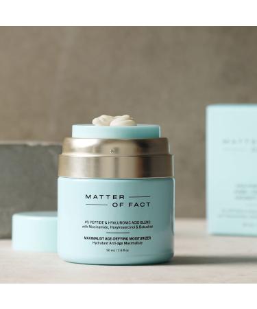 Shop MATTER OF FACT MAXIMALIST AGE-DEFYING RICH MOISTURIZER with 4% Peptide & Hyaluronic Acid Blend - 1.6 oz Online - Best Price & International Shipping - Buy Online on GoSupps.com