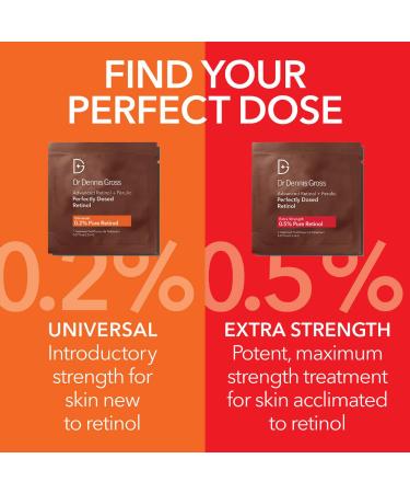Shop Dr. Dennis Gross Skincare Advanced Retinol + Ferulic Perfectly Dosed Retinol Extra Strength 0.5%						 - 8 Treatments / Pack Online - Best Price & International Shipping - Buy Online on GoSupps.com