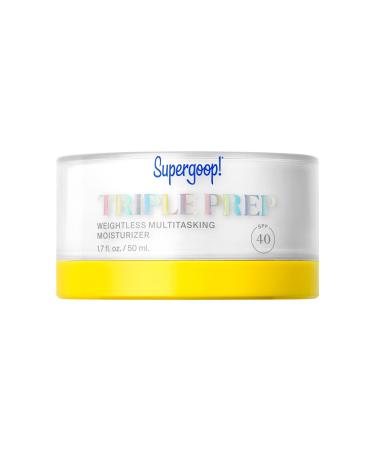 Supergoop! Triple Prep Weightless Multitasking Moisturizer SPF 40 Face Sunscreen - 1.7 oz / 50 mL