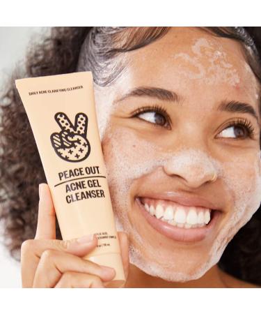 Shop Peace Out 2% Salicylic Acid Acne Gel Cleanser - 4 oz Online - Best Price & International Shipping - Buy Online on GoSupps.com
