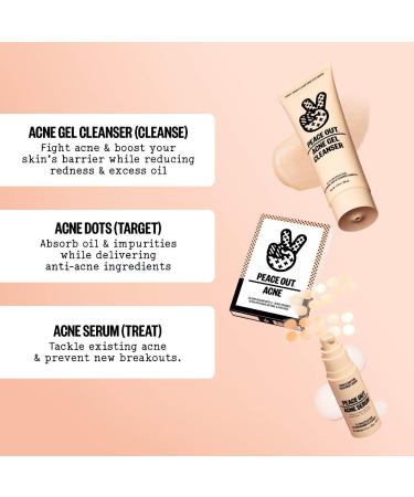 Shop Peace Out 2% Salicylic Acid Acne Gel Cleanser - 4 oz Online - Best Price & International Shipping - Buy Online on GoSupps.com