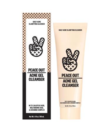 Peace Out 2% Salicylic Acid Acne Gel Cleanser - 4 oz