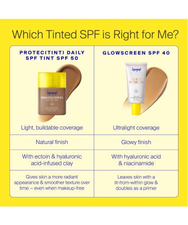 Shop Supergoop! Protec(tint) Daily SPF Tint SPF 50 Sunscreen Skin Tint with Ectoin - 1.18 oz / 35 mL 32N - medium neutral Online - Best Price & International Shipping - Buy Online on GoSupps.com