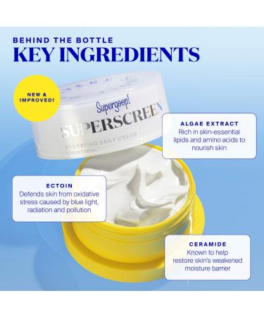 Shop Supergoop! Superscreen Rich Hydrating Cream SPF 40 Moisturizer Face Sunscreen - 1.7 oz / 50 ml Online - Best Price & International Shipping - Buy Online on GoSupps.com
