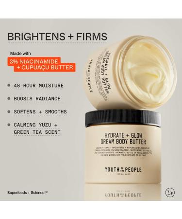 Shop Youth To The People Superberry Firm + Glow Dream Body Butter with Niacinamide Hyaluronic Acid + Antioxidants - 8 oz Online - Best Price & International Shipping - Buy Online on GoSupps.com